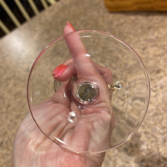 Milano Collection Set of 2 Flute Glasses Vivid Color Swirls with Gold - Picture 17 of 17